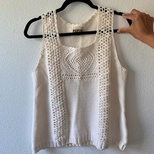 Anthropologie | Pepin brand Crochet Tank - Medium
